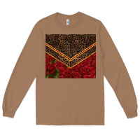 Toasted Coconut red roses with leopard Long Sleeve Tee - TumblerDesignByShophia