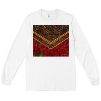 White red roses with leopard Long Sleeve Tee - TumblerDesignByShophia