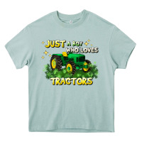 Arona just a boy who loves tractors Heavy Core Tee - JahusDesignShop