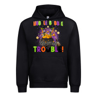 Black kids halloween hubble bubble here comes trouble Urban Hoodie - BarkalooDesign