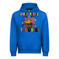 Cobalt kids halloween hubble bubble here comes trouble Urban Hoodie - BarkalooDesign