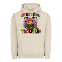 Pigment French Oak kids halloween hubble bubble here comes trouble Urban Hoodie - BarkalooDesign