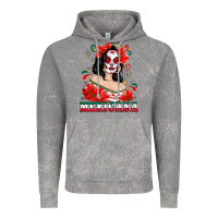 Cloud Rock Mexicana with Skull Girl Vintage Hoodie - texasbilliewilder
