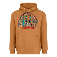 Meerkat Merry Christmas Heavyweight Hoodie - CowhideDigitalArt