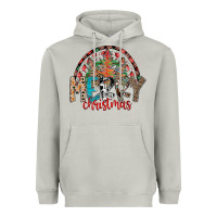 Moon Dust Merry Christmas Heavyweight Hoodie - CowhideDigitalArt