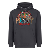 Smoke Merry Christmas Heavyweight Hoodie - CowhideDigitalArt