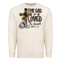 Sandshell for god so loved the world jhon Premium Sweatshirt - CowhideDigitalArt
