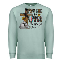 Seafoam for god so loved the world jhon Premium Sweatshirt - CowhideDigitalArt