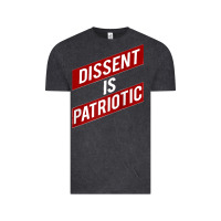 Vintage Black DISSENT IS PATRIOTIC Political Meme Raglan Baseball Tee Vintage Tee - maiPhamDesign