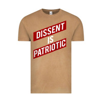 Vintage Camel DISSENT IS PATRIOTIC Political Meme Raglan Baseball Tee Vintage Tee - maiPhamDesign
