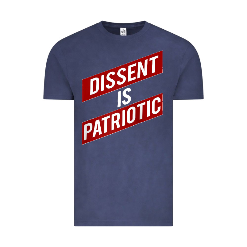Dissent Is Patriotic Political Meme Raglan Baseball Tee Vintage Tee by maiPhamDesign | Teevron
