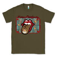 Army Green Merry Christmas Lips Santa Classic Tee - Bettercallsaul