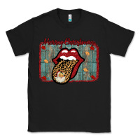 Black Merry Christmas Lips Santa Classic Tee - Bettercallsaul