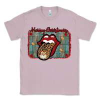 Lilac Merry Christmas Lips Santa Classic Tee - Bettercallsaul