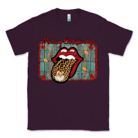 Plum Merry Christmas Lips Santa Classic Tee - Bettercallsaul