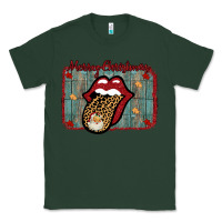 Sports Green Merry Christmas Lips Santa Classic Tee - Bettercallsaul