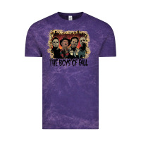 Cloud Purple the boys of fall leopard pattern bleached halloween murder t shirt Vintage Tee - maiPhamDesign