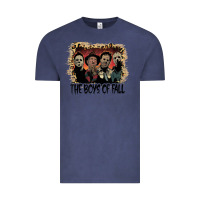 Vintage Denim the boys of fall leopard pattern bleached halloween murder t shirt Vintage Tee - maiPhamDesign