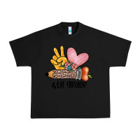 Black peace love 4th grade Urban Heavy Tee - JahusDesignShop