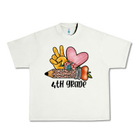 Pistachio peace love 4th grade Urban Heavy Tee - JahusDesignShop