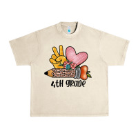 Sandshell peace love 4th grade Urban Heavy Tee - JahusDesignShop