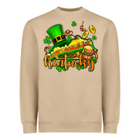 Mushroom St. Patrick's Kentucky map Heavyweight Sweatshirt - OliviaCreatesArt