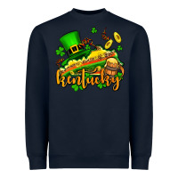Navy St. Patrick's Kentucky map Heavyweight Sweatshirt - OliviaCreatesArt