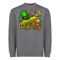 Storm St. Patrick's Kentucky map Heavyweight Sweatshirt - OliviaCreatesArt