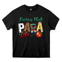 Black living that para life Heavy Core Tee - NancyCooperArtShop