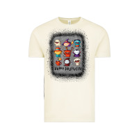 Vintage Arctic halloween funny set ghost mummy witch vampire and pumpkin t shirt Vintage Tee - maiPhamDesign