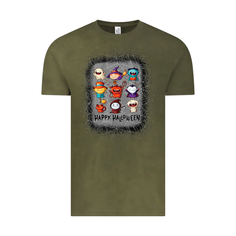 Halloween Funny Set Ghost Mummy Witch Vampire And Pumpkin T Shirt Vintage Tee by maiPhamDesign | Teevron