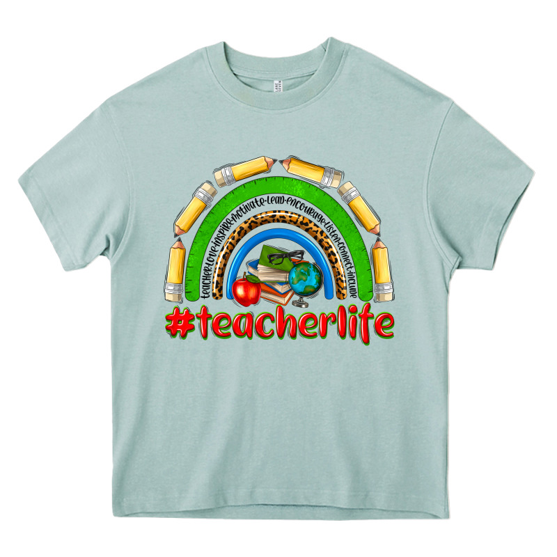Teacher Life Heavy Core Tee by NancyCooperArtShop | Teevron