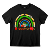 Black teacher life Heavy Core Tee - NancyCooperArtShop