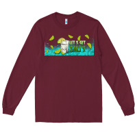 Burgundy let's get salty with lime Long Sleeve Tee - TumblerDesignByShophia