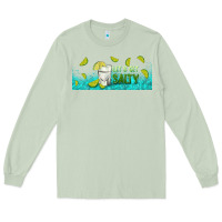 Matcha let's get salty with lime Long Sleeve Tee - TumblerDesignByShophia