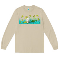 Mushroom let's get salty with lime Long Sleeve Tee - TumblerDesignByShophia