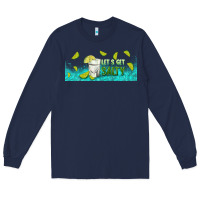 Navy let's get salty with lime Long Sleeve Tee - TumblerDesignByShophia