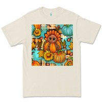 Bone thanksgiving turkey with tartan seamless pattern bbs Premium Tee - BundleAndBundleShop