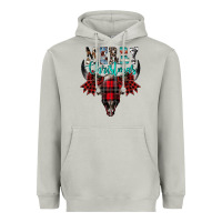 Moon Dust merry christmas bull skull Heavyweight Hoodie - CowhideDigitalArt