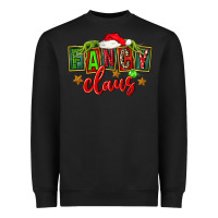 Black christmas fancy claus Heavyweight Sweatshirt - FaDigitalArtStudio