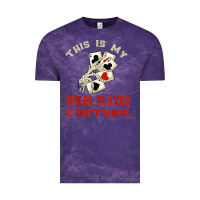 Cloud Purple this is my poker player costume halloween t shirt Vintage Tee - maiPhamDesign