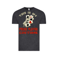 Vintage Black this is my poker player costume halloween t shirt Vintage Tee - maiPhamDesign