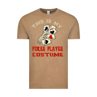 Vintage Coffee this is my poker player costume halloween t shirt Vintage Tee - maiPhamDesign