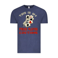 Vintage Denim this is my poker player costume halloween t shirt Vintage Tee - maiPhamDesign