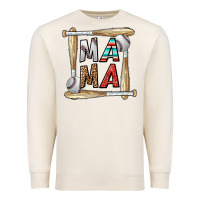 Sandshell baseball mama Premium Sweatshirt - CowhideDigitalArt