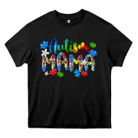Black autism mama Heavy Core Tee - MaliasSmallBusiness