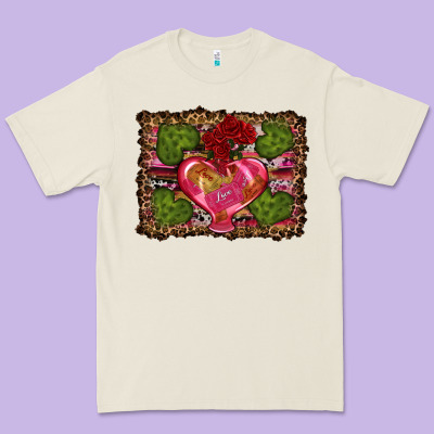 Western Background Valentine's Day Premium Tee Designed By Ranaportraitstore