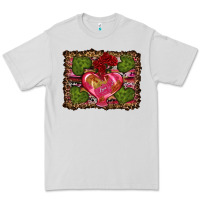 Dove Grey Western Background Valentine's Day Premium Tee - RanaPortraitStore