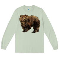 Matcha Grizzly Bear Long Sleeve Tee - HowdyJamesFarm