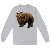 Moon Dust Grizzly Bear Long Sleeve Tee - HowdyJamesFarm